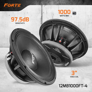 PRV Audio 12MB1000FT-4