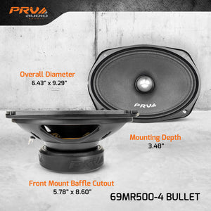 PRV Audio 69MR500-4 BULLET