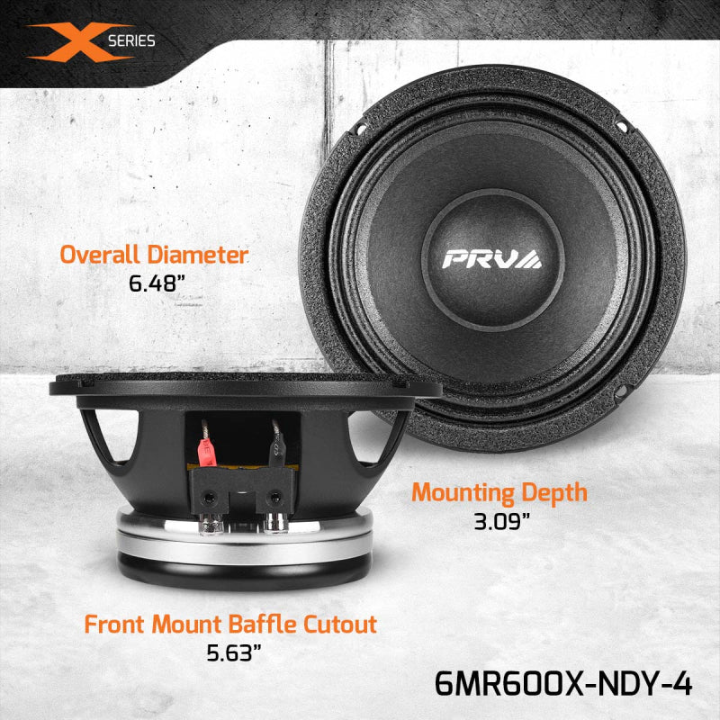 PRV Audio 6MR600X-NDY-4