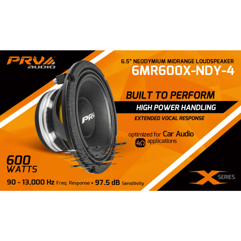 PRV Audio 6MR600X-NDY-4