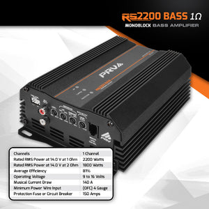 PRV Audio RS2200 BASS 1 Ohm