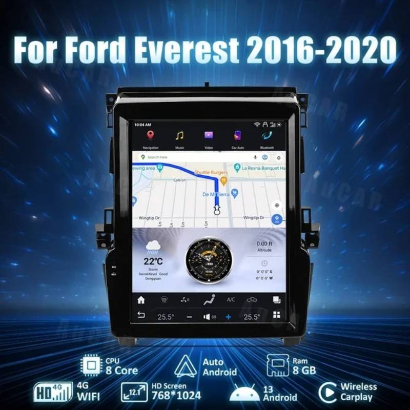 AuCar TS12.1-FORD-EVEREST-16-20