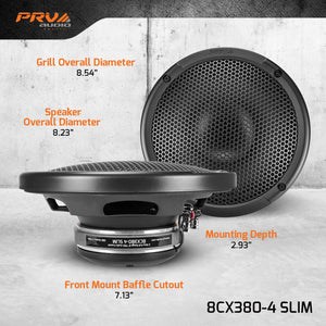 PRV Audio 8CX380-4 SLIM