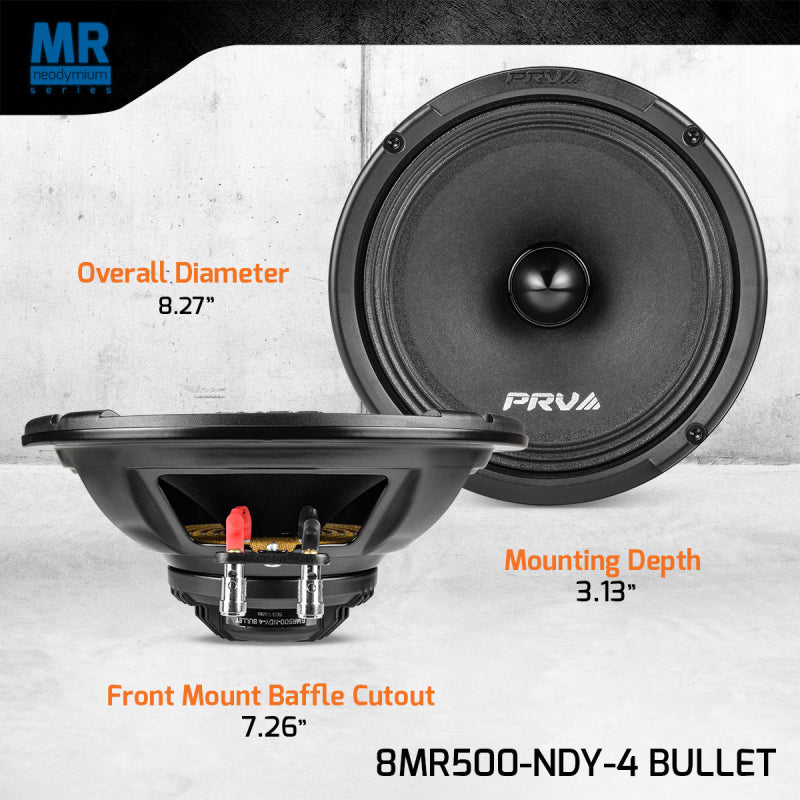 PRV Audio 8MR500-NDY-4 BULLET