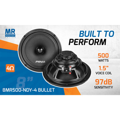 PRV Audio 8MR500-NDY-4 BULLET
