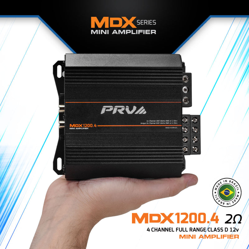 PRV Audio MDX1200.4 2 OHM