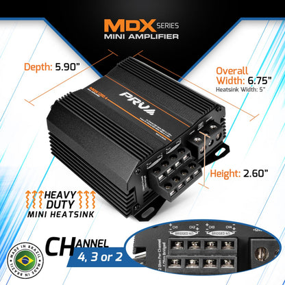 PRV Audio MDX1200.4 2 OHM