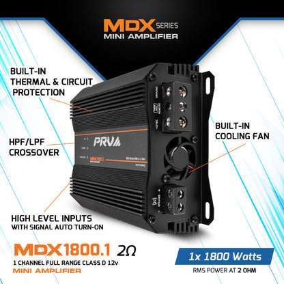 PRV Audio MDX1800.1 2 OHM
