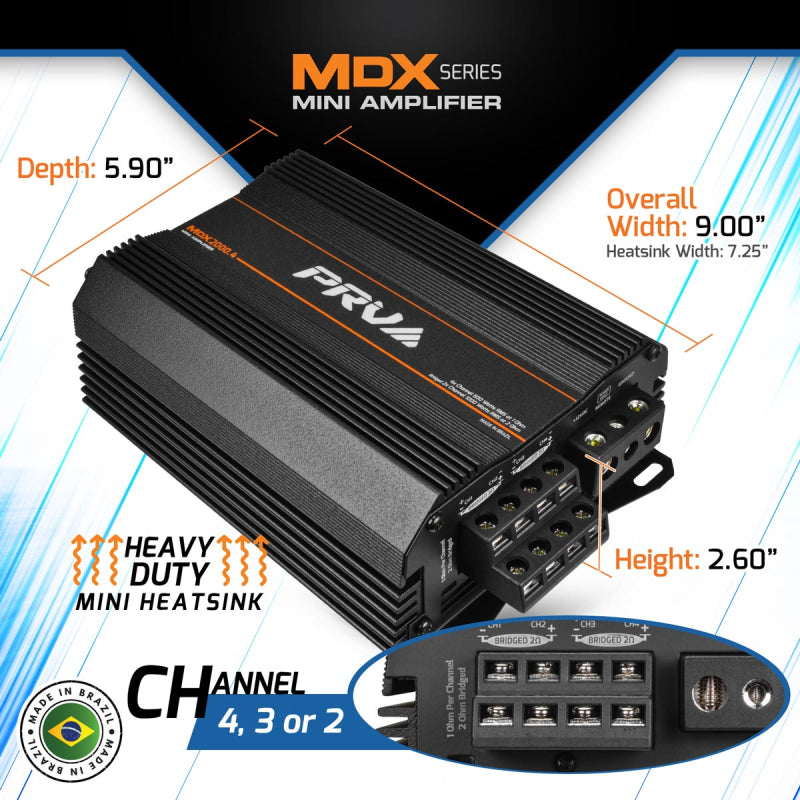 PRV Audio MDX2000.4 1 OHM