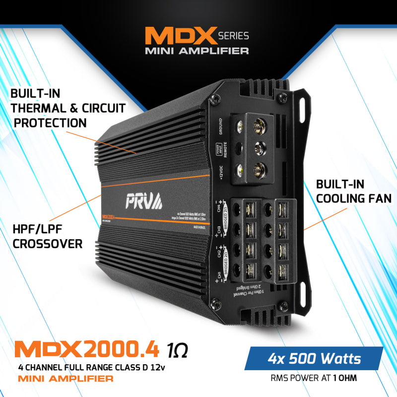 PRV Audio MDX2000.4 1 OHM