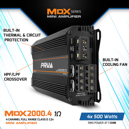 PRV Audio MDX2000.4 1 OHM