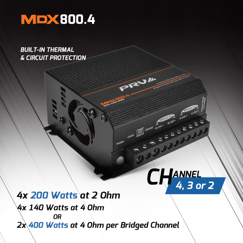 PRV Audio MDX800.4 2 Ohm