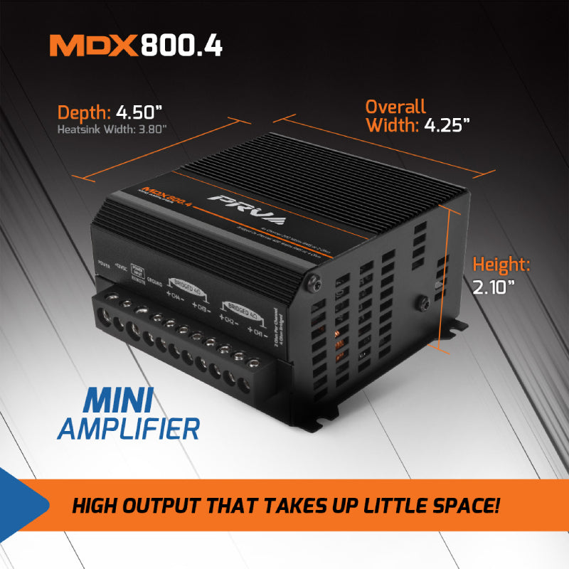 PRV Audio MDX800.4 2 Ohm