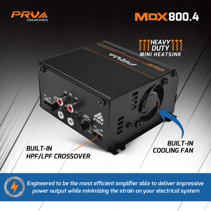 PRV Audio MDX800.4 2 Ohm