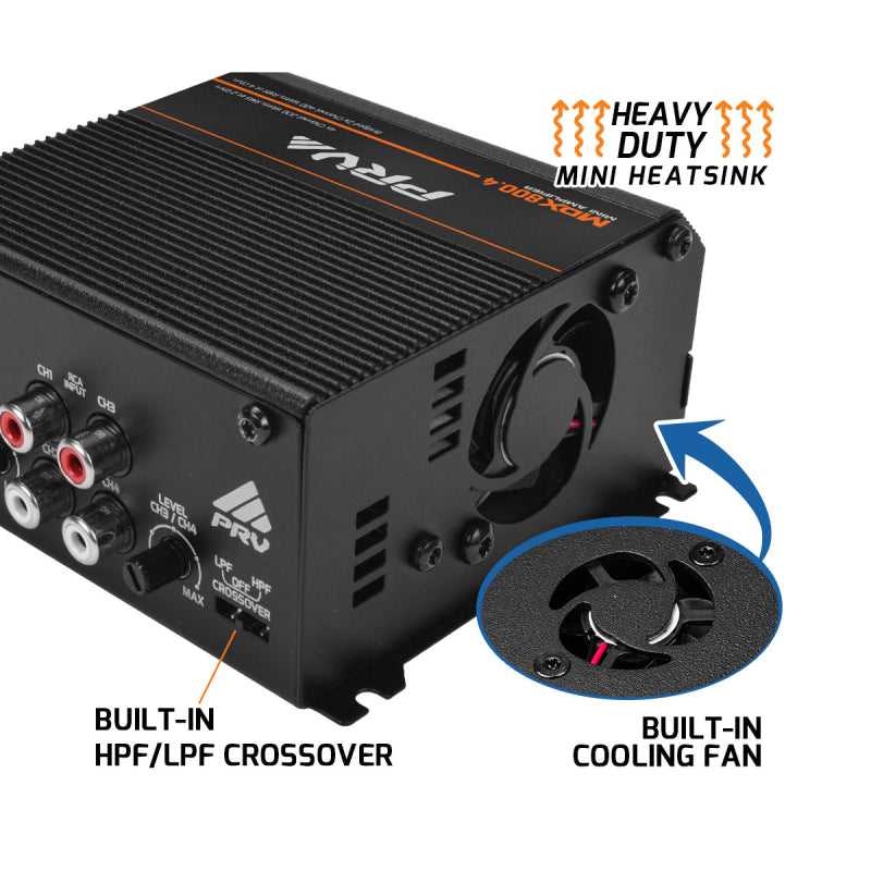 PRV Audio MDX800.4 2 Ohm