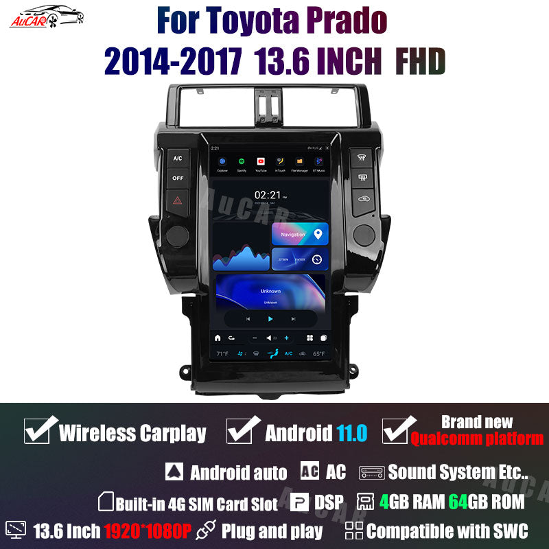 AuCar TS13.6A11-TOYOTA-PRADO-14-17